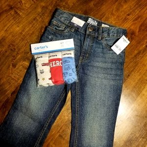Size 6 Osh Kosh Bootcut Boys Jeans and Undies
